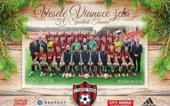 Charitatívna vianočná karta FC Spartak